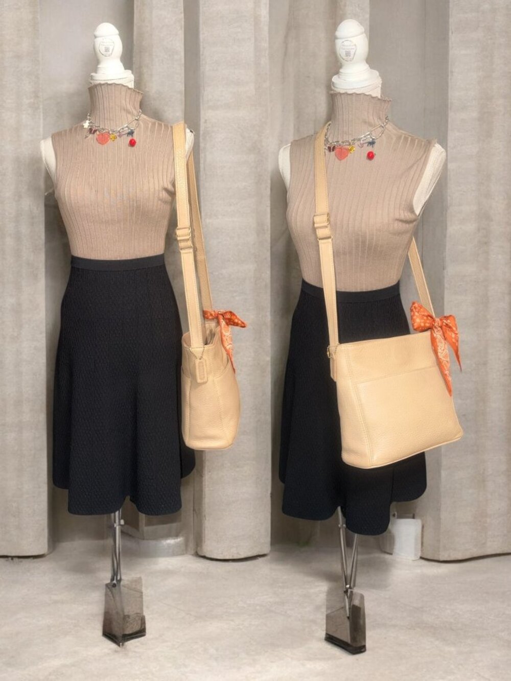 VTG Coach Sonoma Pocket Zip Crossbody 4924 Wheat Natural Grain Leather 90s USA - Picture 3 of 11